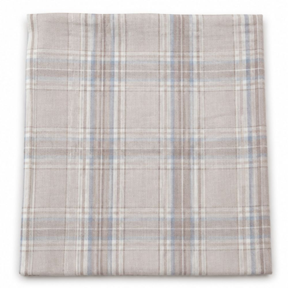 Harbor Mist Heritage Plaid Cotton Fabric